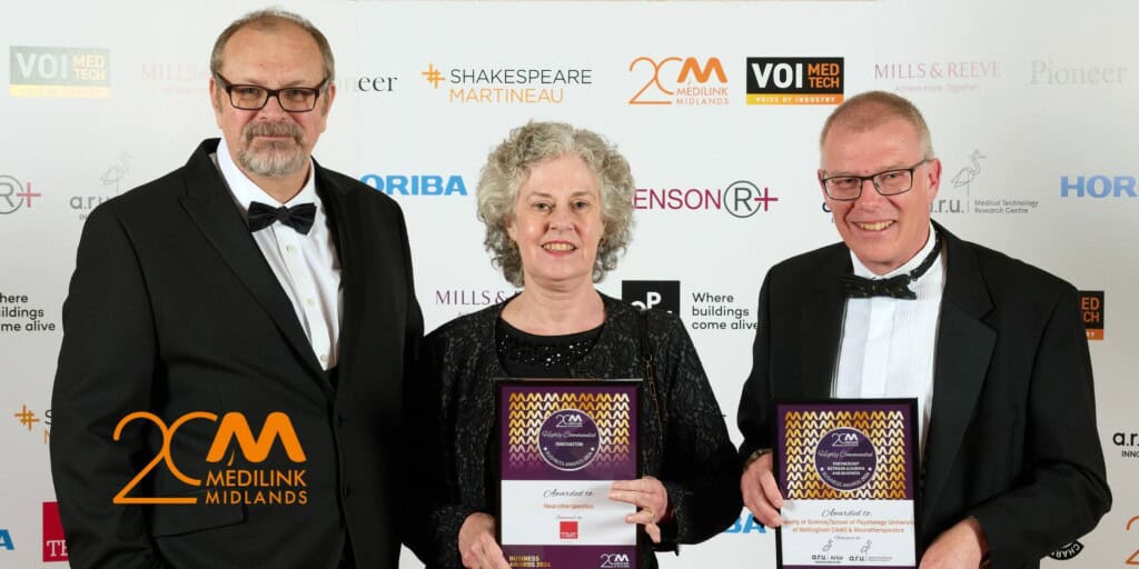 Neupulse celebrates recognition at the Medilink Midlands Awards